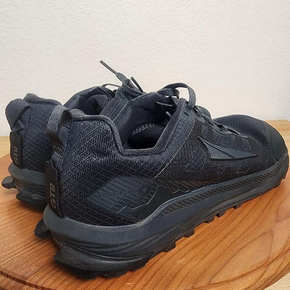 Altra Lone Peak 8 Shoes Mens Size 9 Black Trail Running MaxTrac AL0A85PG000 - Picture 4 of 15